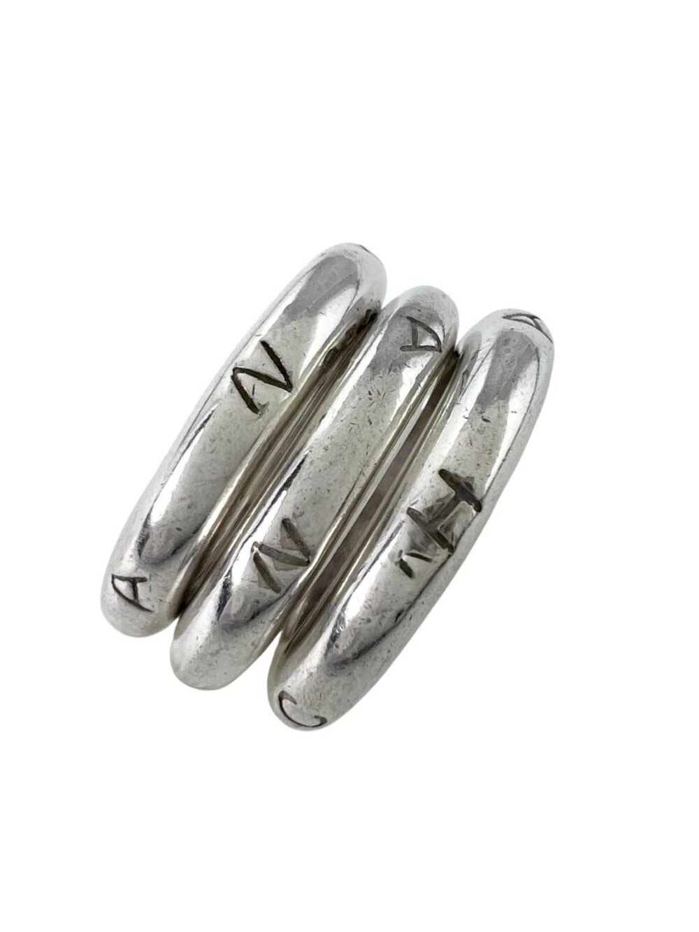 Chanel Logo Silver Ring